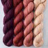 Cordovan, Corset, Dark Adobe, Muslin - Miss Babs Yummy 2-Ply Quartet