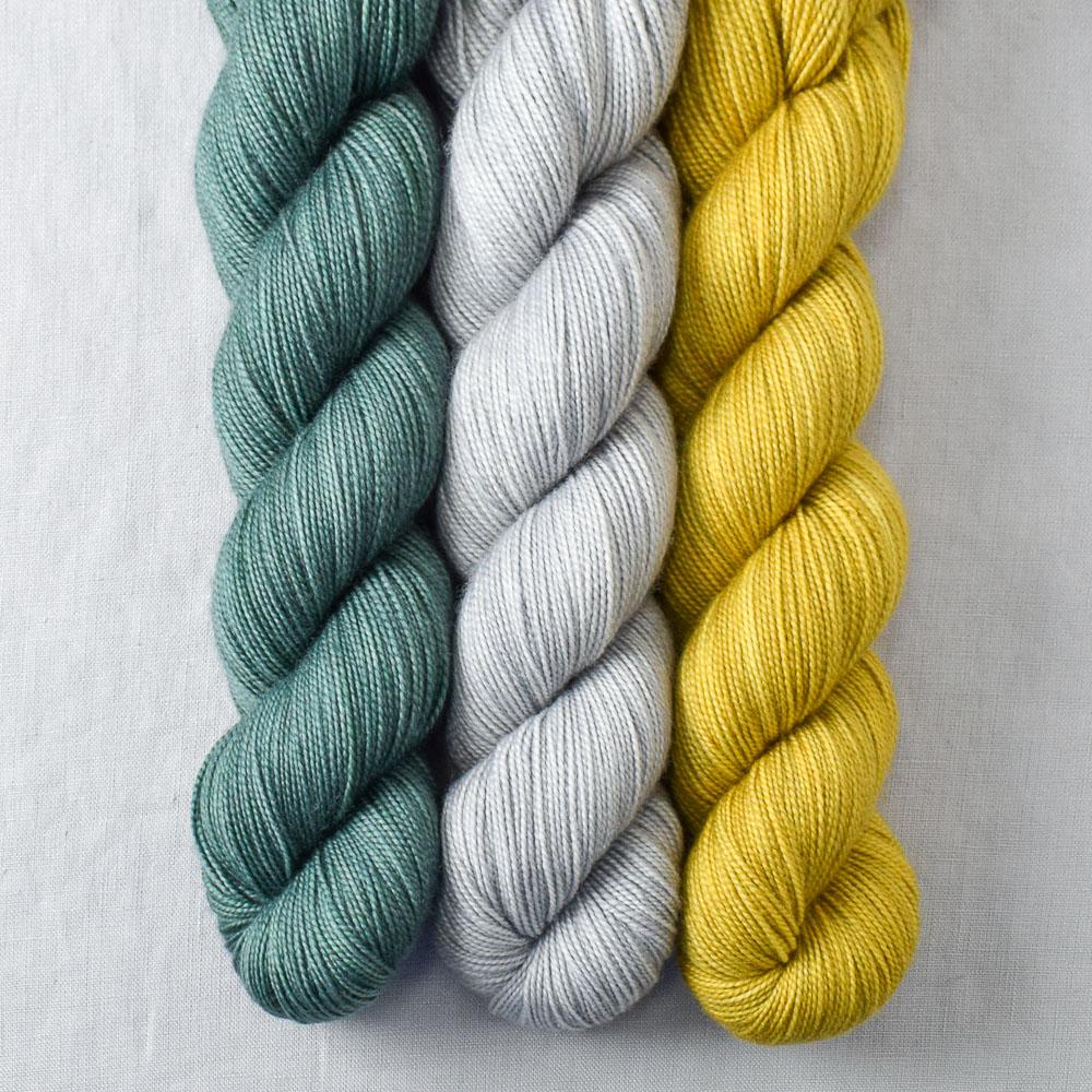 Cumin, Pallon Beach, Quicksilver - Miss Babs Yummy 2-Ply Trio
