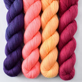 Dahlia, Lilacs, Whitsunday, Zinfandel - Miss Babs Yummy 2-Ply Quartet
