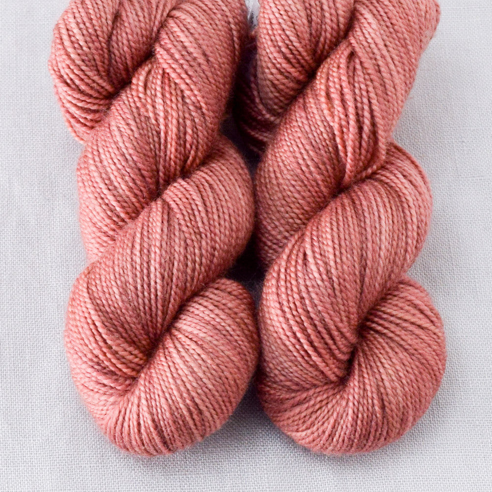 Dark Adobe - Miss Babs Yummy 2-Ply Toes superwash Merino wool yarn