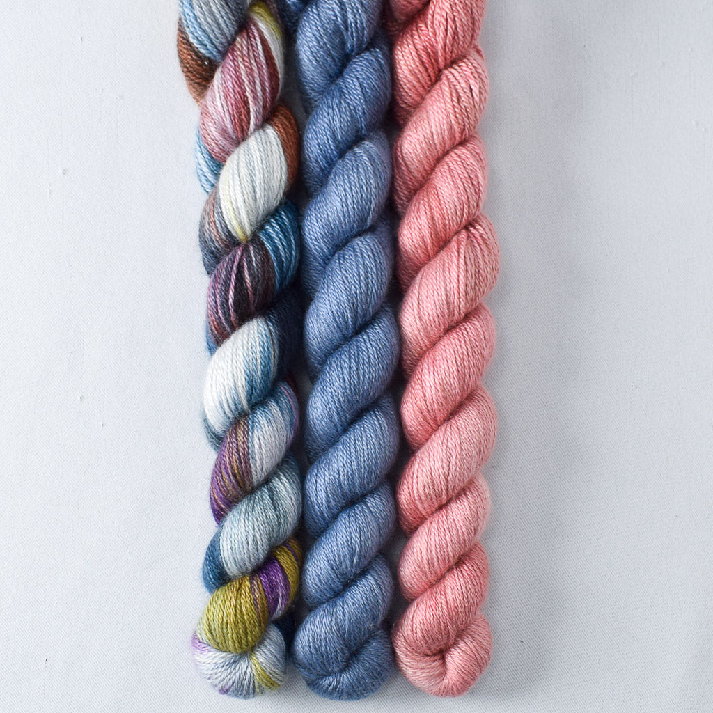 Dark Adobe, Denim, Mystery Girl - Sojourn Cowl Set - Babette