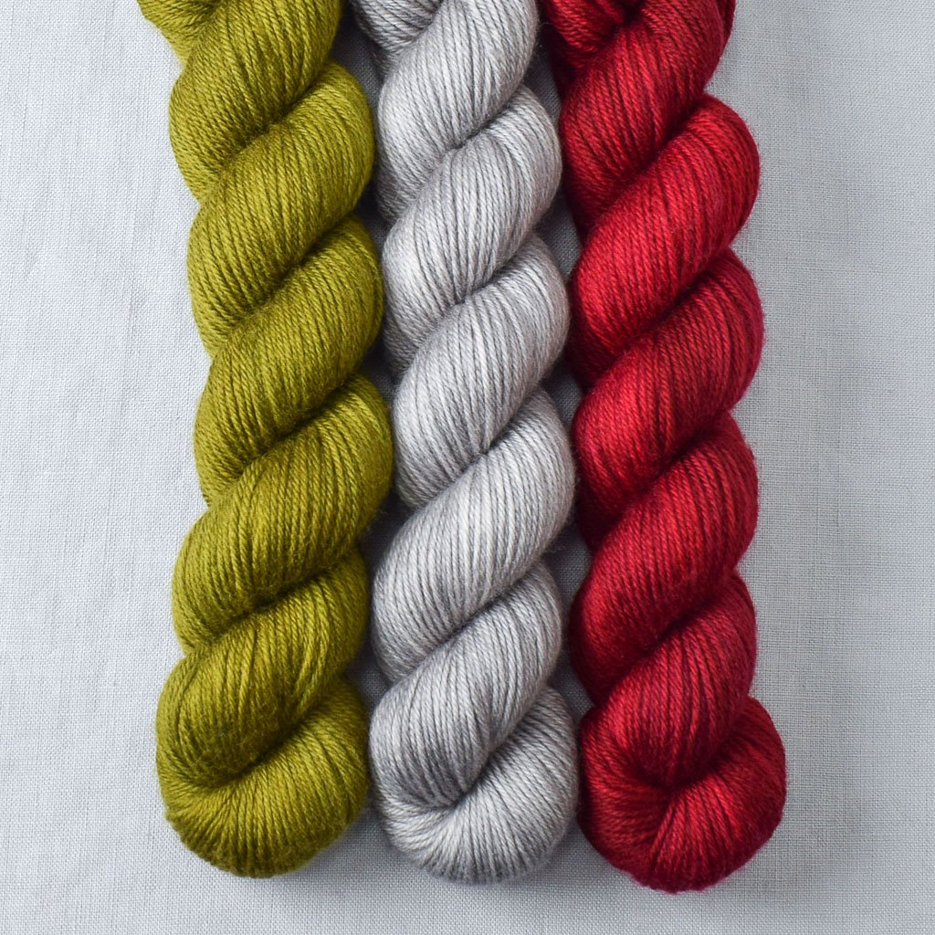 Dark Andromeda, Moss, Oyster - Miss Babs Yowza Mini Trio