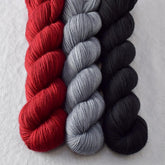 Dark Andromeda, Obsidian, Slate - Miss Babs Yummy 2-Ply Trio