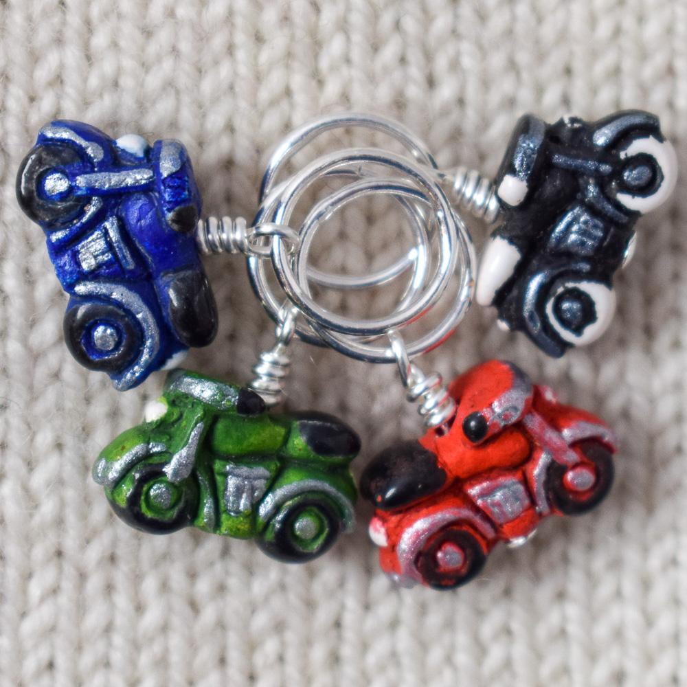 Dark Motorcycles - Miss Babs Stitch Markers