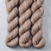 Dark Parchment - Miss Babs Tarte wool blend sock yarn