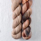 Dark Parchment, Underbrush - Miss Babs 2-Ply Duo