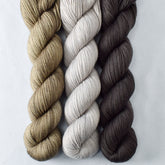 Dark Pegasus, Fleur de Sel, Riverside - Miss Babs Yummy 2-Ply Trio