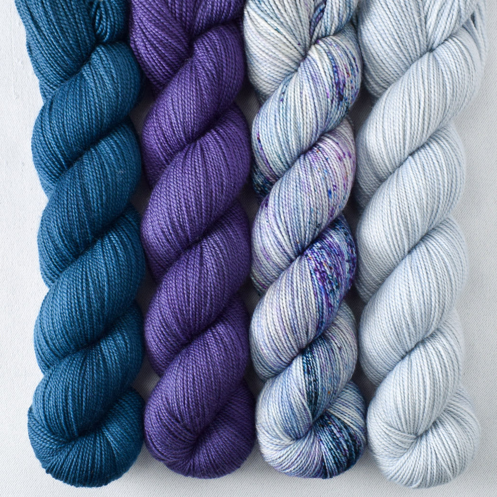 Dark Pleiades, Faded, Franklin, Mariposa - Miss Babs Yummy 2-Ply Quartet