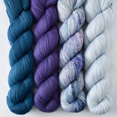 Dark Pleiades, Faded, Franklin, Mariposa - Miss Babs Yummy 2-Ply Quartet