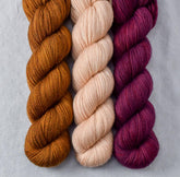 Dark Roast, Devotion, Muslin - Miss Babs Yummy 2-Ply Trio