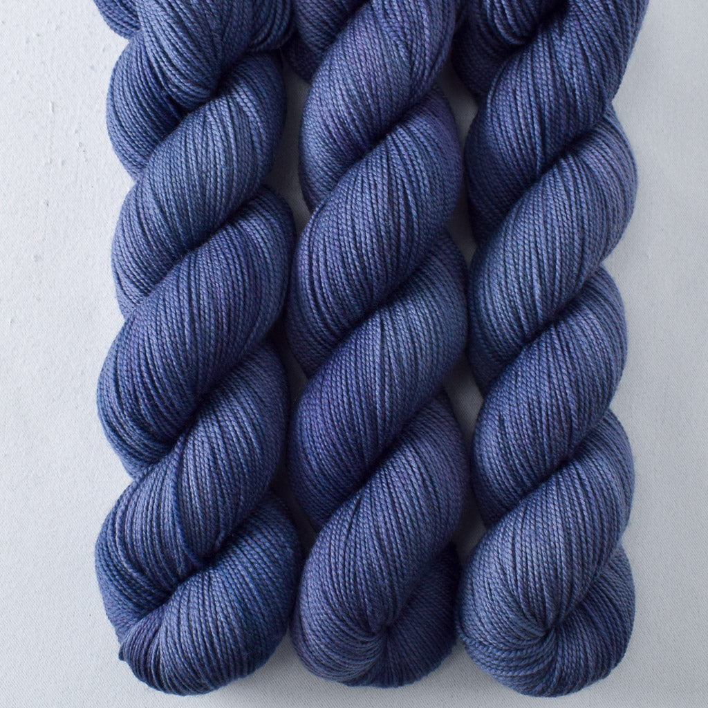 Dark Tanzanite - Miss Babs Yummy 2-Ply superwash Merino wool yarn