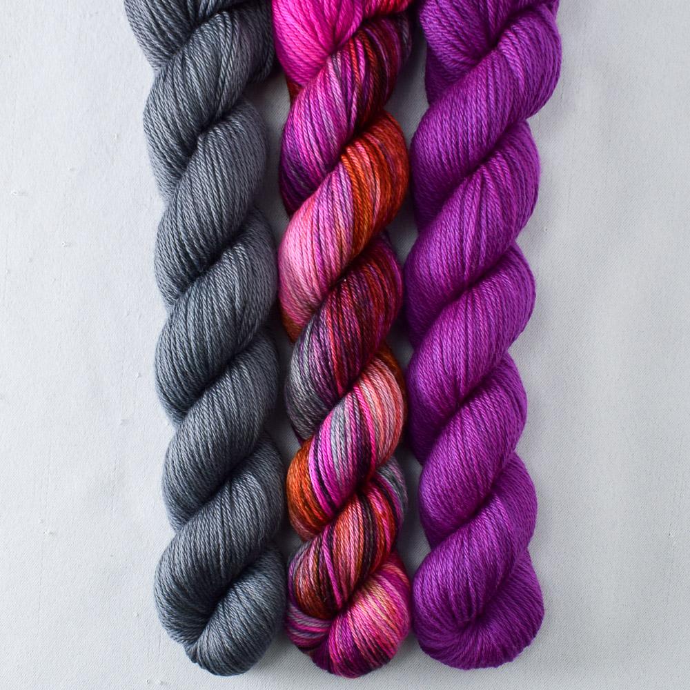 Deep Sea Jellyfish, Moonscape, Violaceous - Miss Babs Yowza Mini Trio