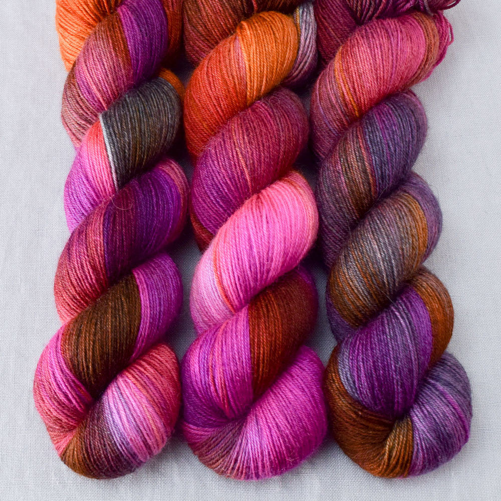 Deep Sea Jellyfish - Miss Babs Katahdin 437 superwash BFL wool yarn