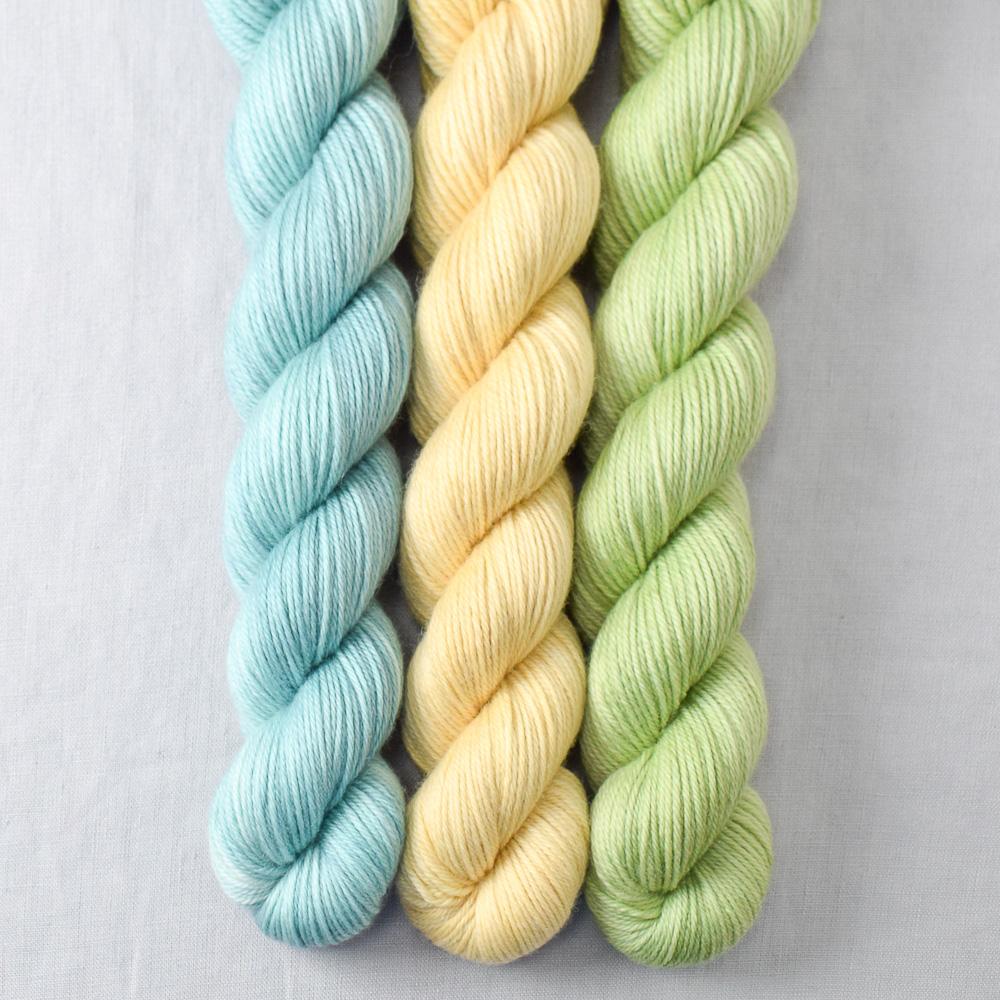 Deer Moss, Spring Green, Wheaten - Miss Babs Yowza Mini Trio