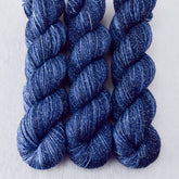 Denim - Miss Babs Estrellita fingering weight superwash merino and Lurex yarn
