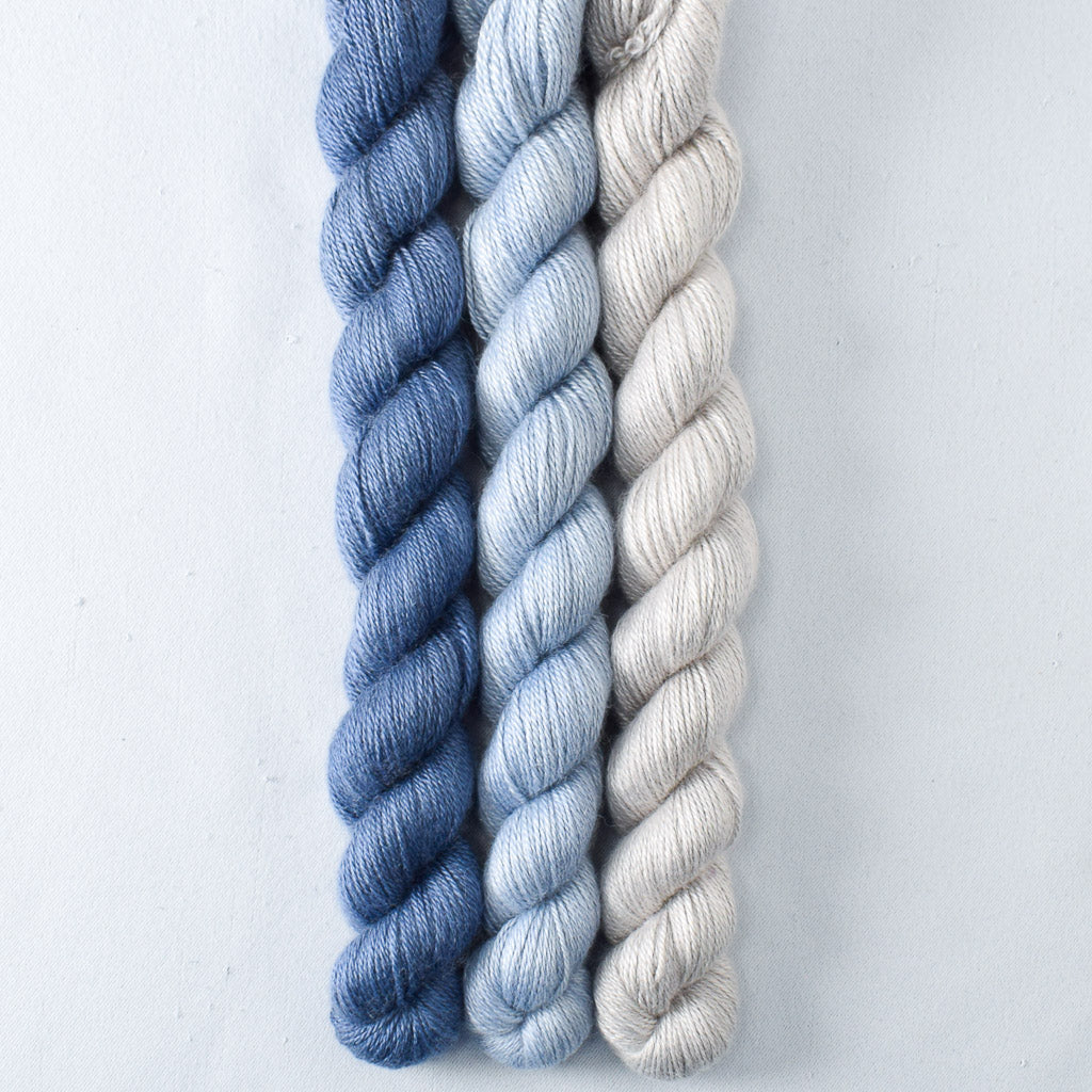 Denim, Fleur de Sel, Stonewashed - Miss Babs Sojourn Cowl Set
