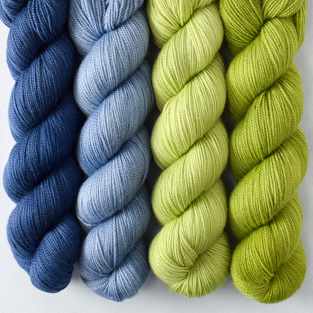 Denim, Hops, Iantha, Stonewashed - Miss Babs Yummy 2-Ply Quartet