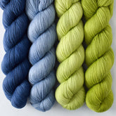Denim, Hops, Iantha, Stonewashed - Miss Babs Yummy 2-Ply Quartet