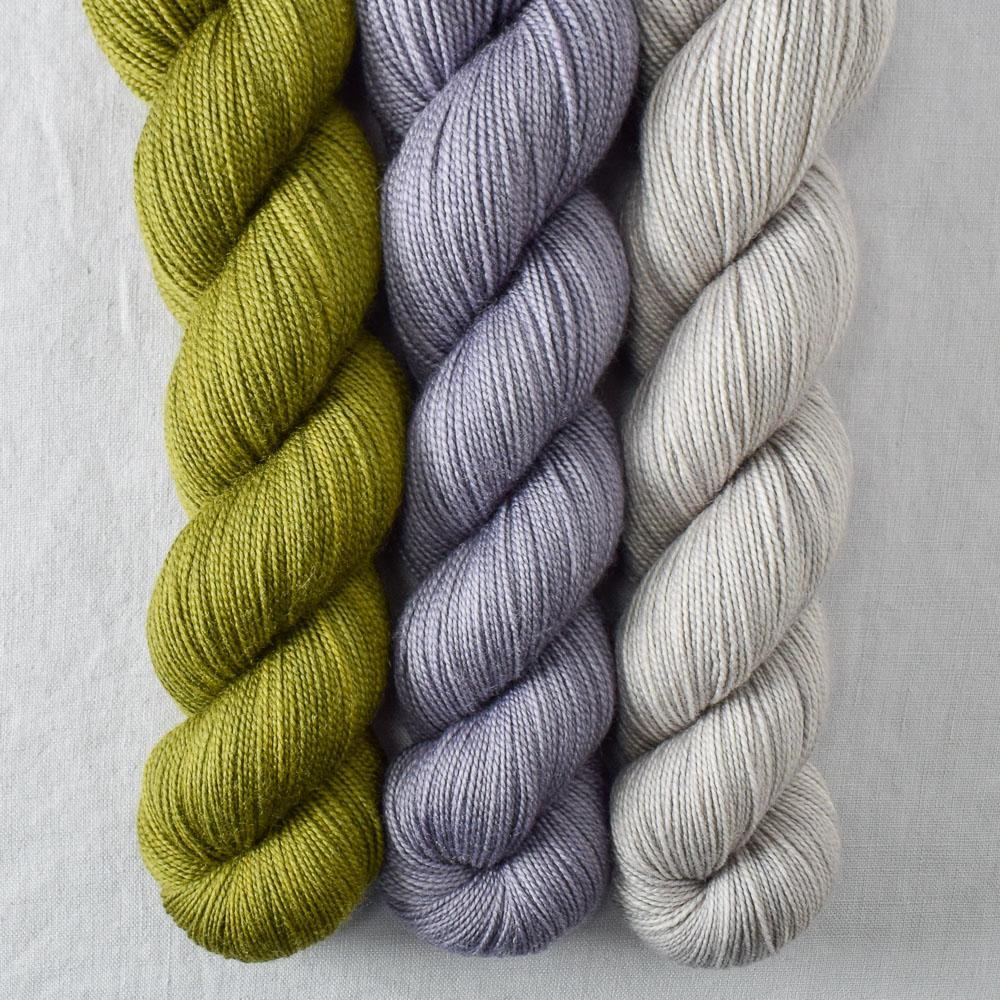 Dried Lavender, Fleur de Sel, Moss - Miss Babs Yummy 2-Ply Trio