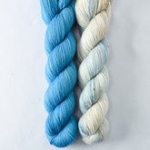 Eastern Bluebird, Faience - Miss Babs 2-Ply Duo