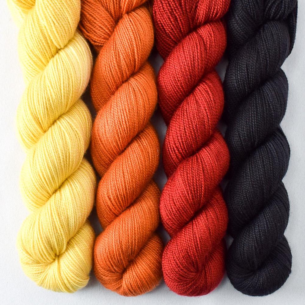 Ebony, Lantana, Naples, Vlads - Miss Babs Yummy 2-Ply Quartet
