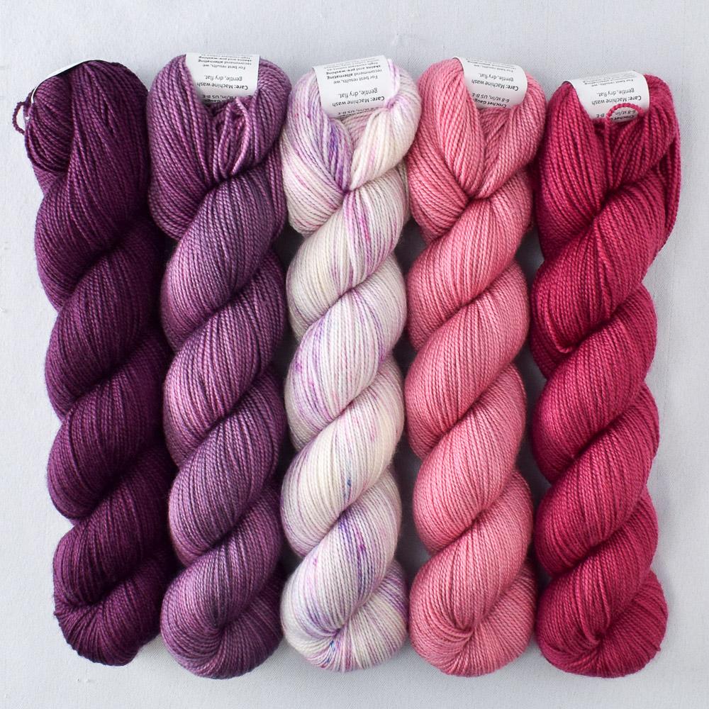 Embellish, Fig, Posey, Wolfsbane, Zinfandel - Miss Babs Shawlography Set