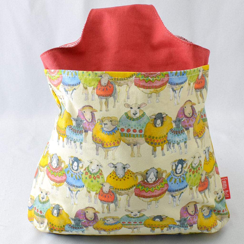 Emma Ball Ltd. Sheep in Sweaters Large Wrist Bag - Miss Babs Notions