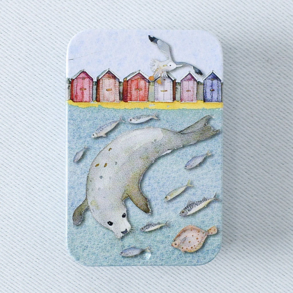 Emma Ball Swimming Seals Pocket Tin - Miss Babs Notions