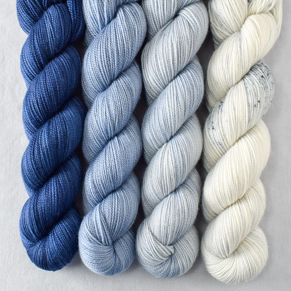 Faded, Magnesite, Navy, Stonewashed - Miss Babs Yummy 2-Ply Quartet
