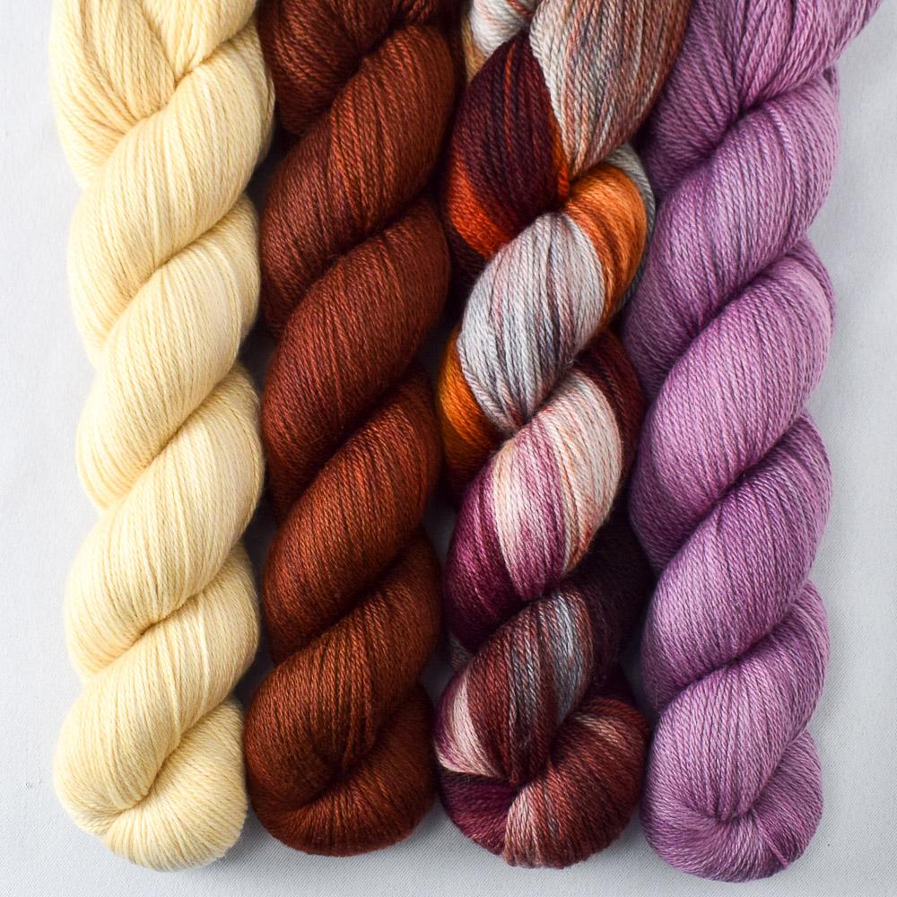 Fig, Russet, Volcanic Eruption, Wheaten - Miss Babs Caroline Quartet