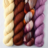 Fig, Russet, Volcanic Eruption, Wheaten - Miss Babs Caroline Quartet