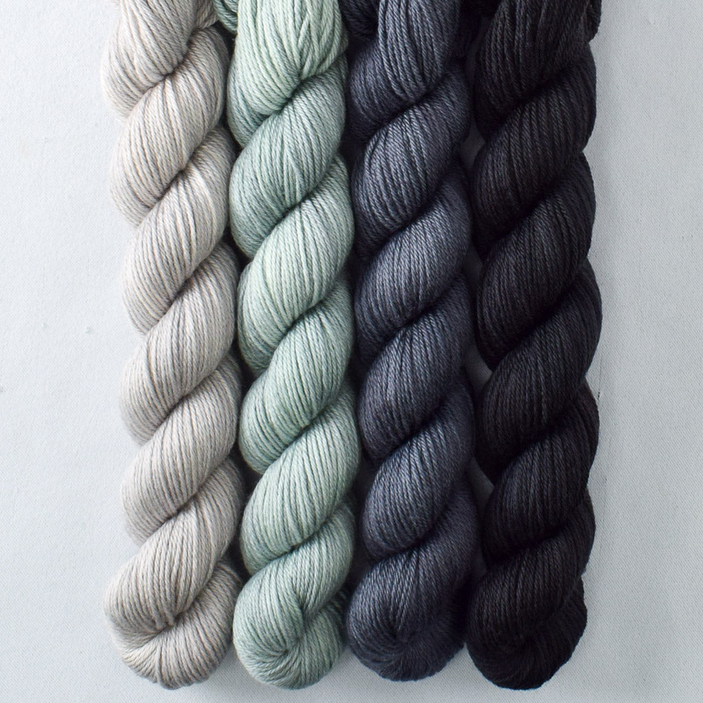 Fleur de Sel, Oak Moss, Obsidian, Pewter - Miss Babs Yowza Mini Quartet