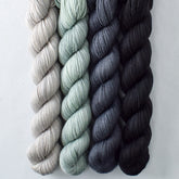 Fleur de Sel, Oak Moss, Obsidian, Pewter - Miss Babs Yowza Mini Quartet