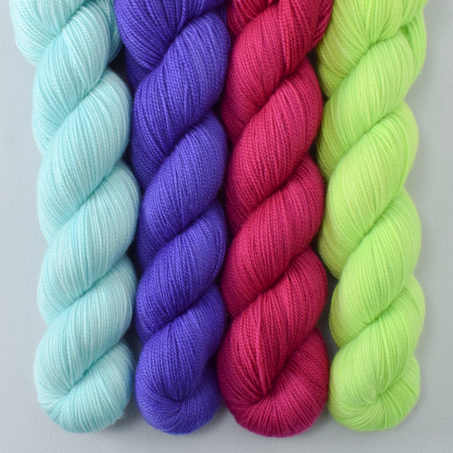 Floyd, Gentian, Hijinx, Watering Can - Miss Babs Yummy 2-Ply Quartet