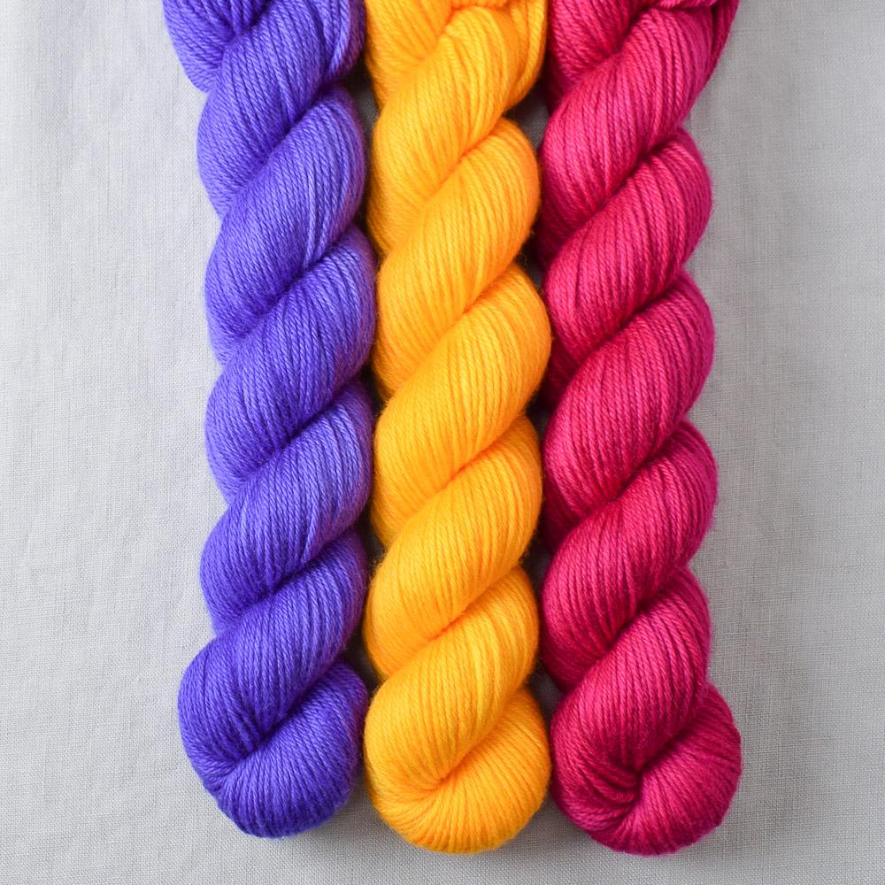Floyd, Gentian, Squash Blossom - Miss Babs Yowza Mini Trio
