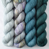 Fogbound, Juniper, Mind Games, Topaz - Miss Babs Yummy 2-Ply Quartet