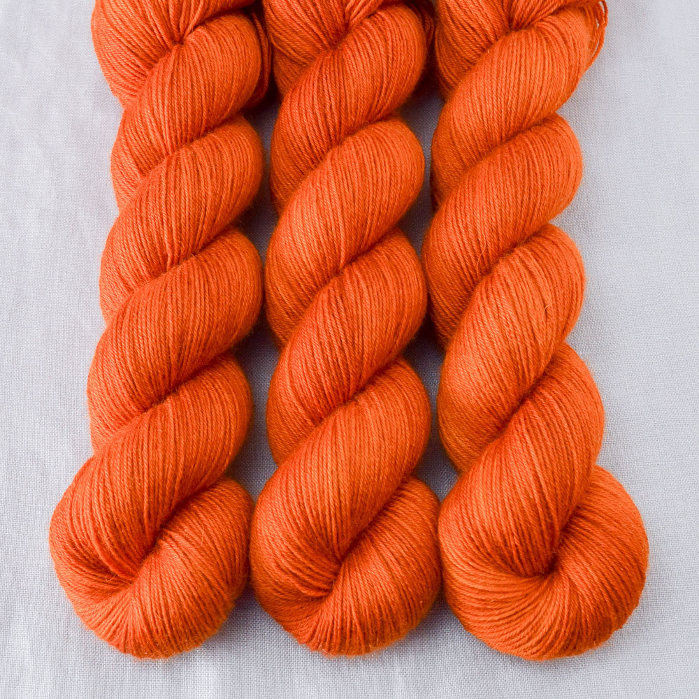 French Marigold - Miss Babs Katahdin 437 superwash BFL wool yarn