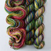 Funny Papers - Miss Babs Estrellita fingering weight superwash merino and Lurex yarn