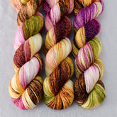 Garden Party - Miss Babs Estrellita fingering weight superwash merino and Lurex yarn
