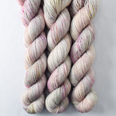 Ghoul Skool - Miss Babs Estrellita fingering weight superwash merino and Lurex yarn