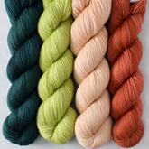 Glowing Lantern, Iantha, Muslin, Topaz - Miss Babs Yummy 2-Ply Quartet