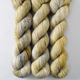 Gold Rush - Miss Babs Estrellita fingering weight superwash merino and Lurex yarn