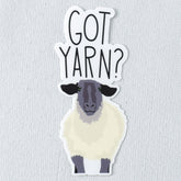 Got Yarn Knitting Sheep Vinyl Sticker - Miss Babs Notions