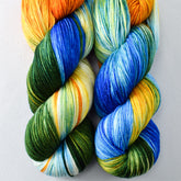 Graffiti Sunshine - Miss Babs Yowza superwash Merino wool yarn