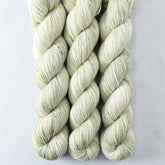 Green Eyed Monster - Miss Babs Estrellita fingering weight superwash merino and Lurex yarn