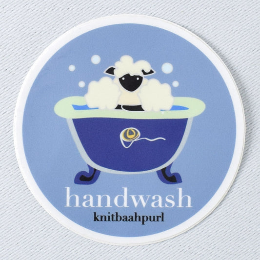 Handwash Vinyl Sticker - Miss Babs Notions