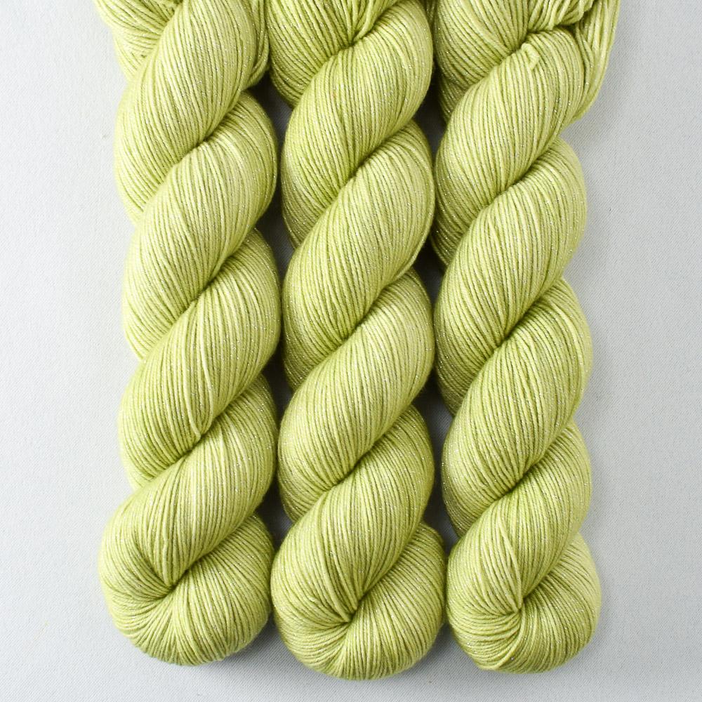 Heading Home - Miss Babs Estrellita fingering weight superwash merino and Lurex yarn