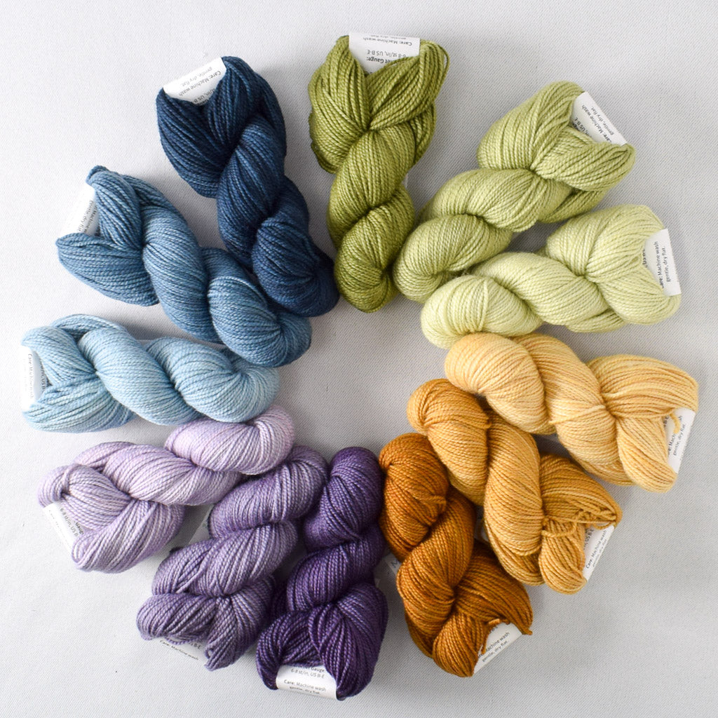 Herb Garden, Old Gold, Eternity, Vineyard B - Miss Babs Crown Wools Set