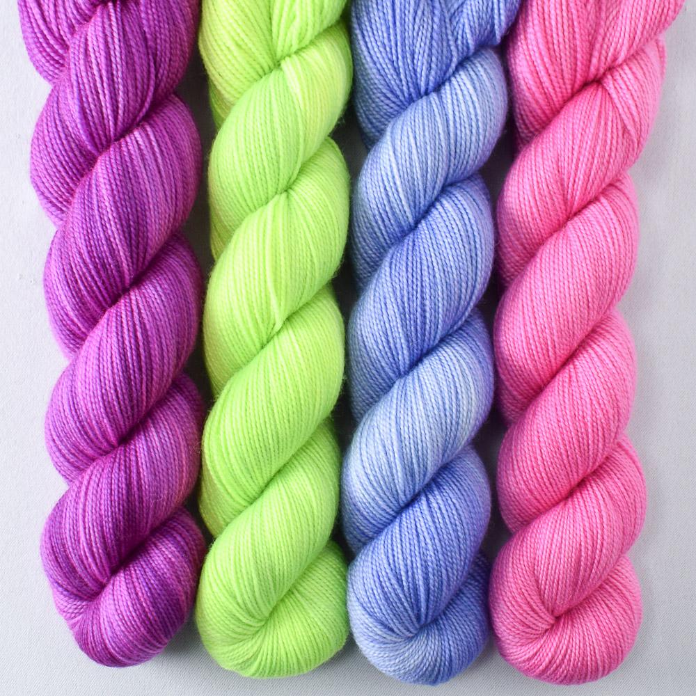 Hijinx, Impatiens, Magic Elixir, Ruchbah - Miss Babs Yummy 2-Ply Quartet