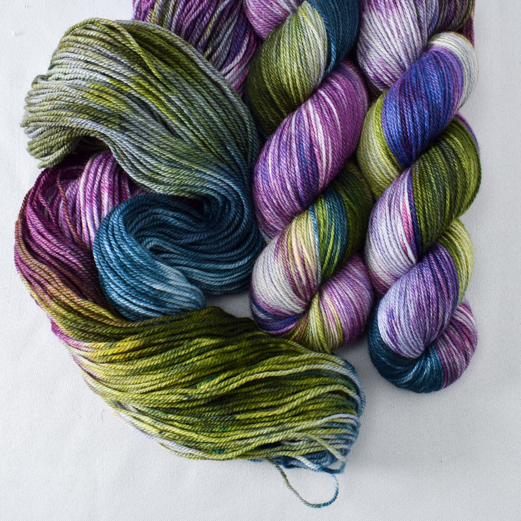 Hillside Lupine - Miss Babs Killington wool and silk blend yarn